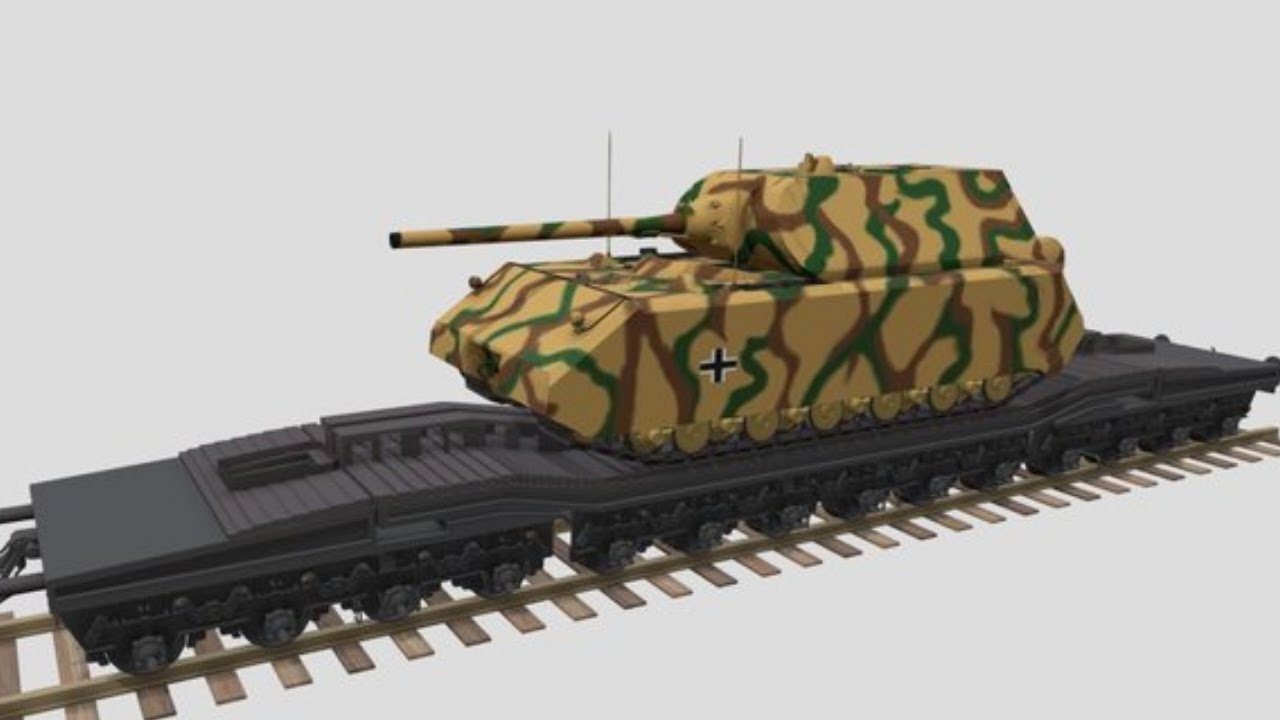 MAUS Tank’s Railway Transportation Car As UNIQUE as the German Beast