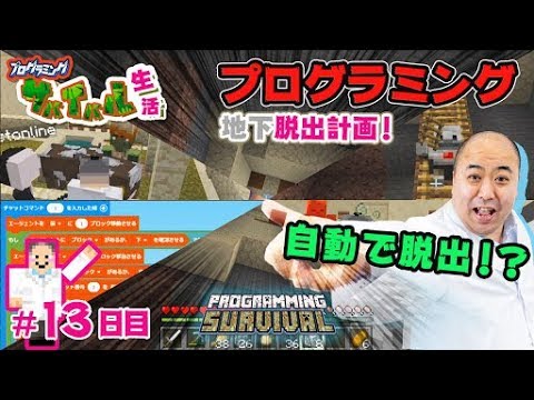 Programming [Minecraft Survival Life] Day 13