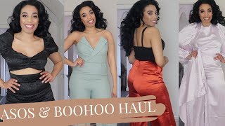 ASOS & BOOHOO HAUL | Jumpsuits & Wide Leg Trousers | Size 12 by Domanique's Diary 3,371 views 3 years ago 12 minutes, 34 seconds