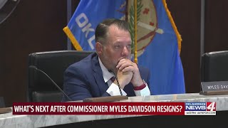 What's next after Commissioner Myles Davidson resigns?