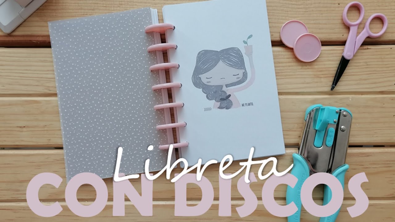 ✂️ Libreta encuadernada con discos 