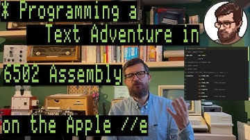 Programming a text adventure game in 6502 Assembly (Apple IIe)