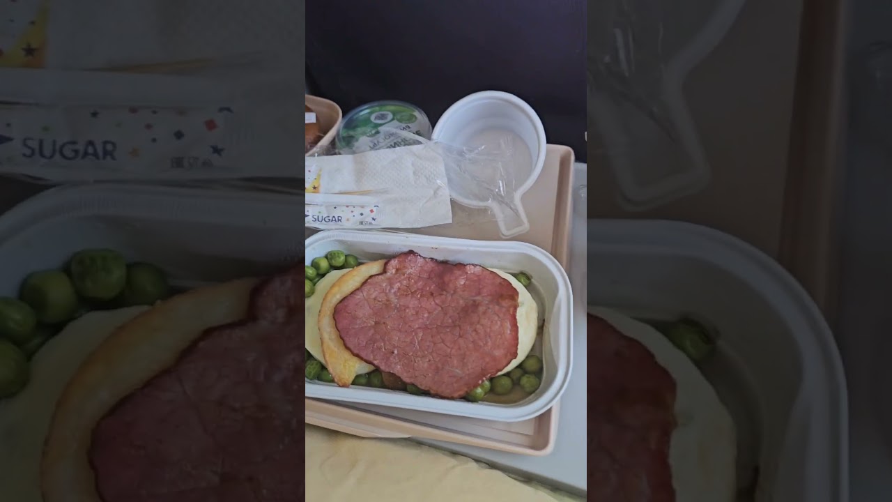 ✨ Trying the onboard meals with Royal Air Maroc! ✈️🍽️