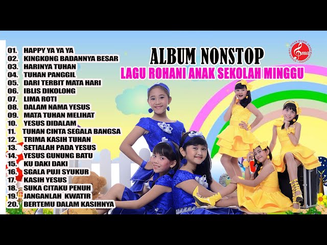 Album Rohani Sekolah Minggu Terbaru 2022 || Lagu Rohani Sekolah Minggu Manis Ceria Vol.1 class=