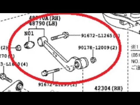 Верхний серповидный рычаг с плавающим сайлентблоком RAV4