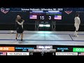 FINAL - Div II Women's Saber  - ( Golovister v  Ku ) - Summer Nationals- Milwaukee, WI – 2025
