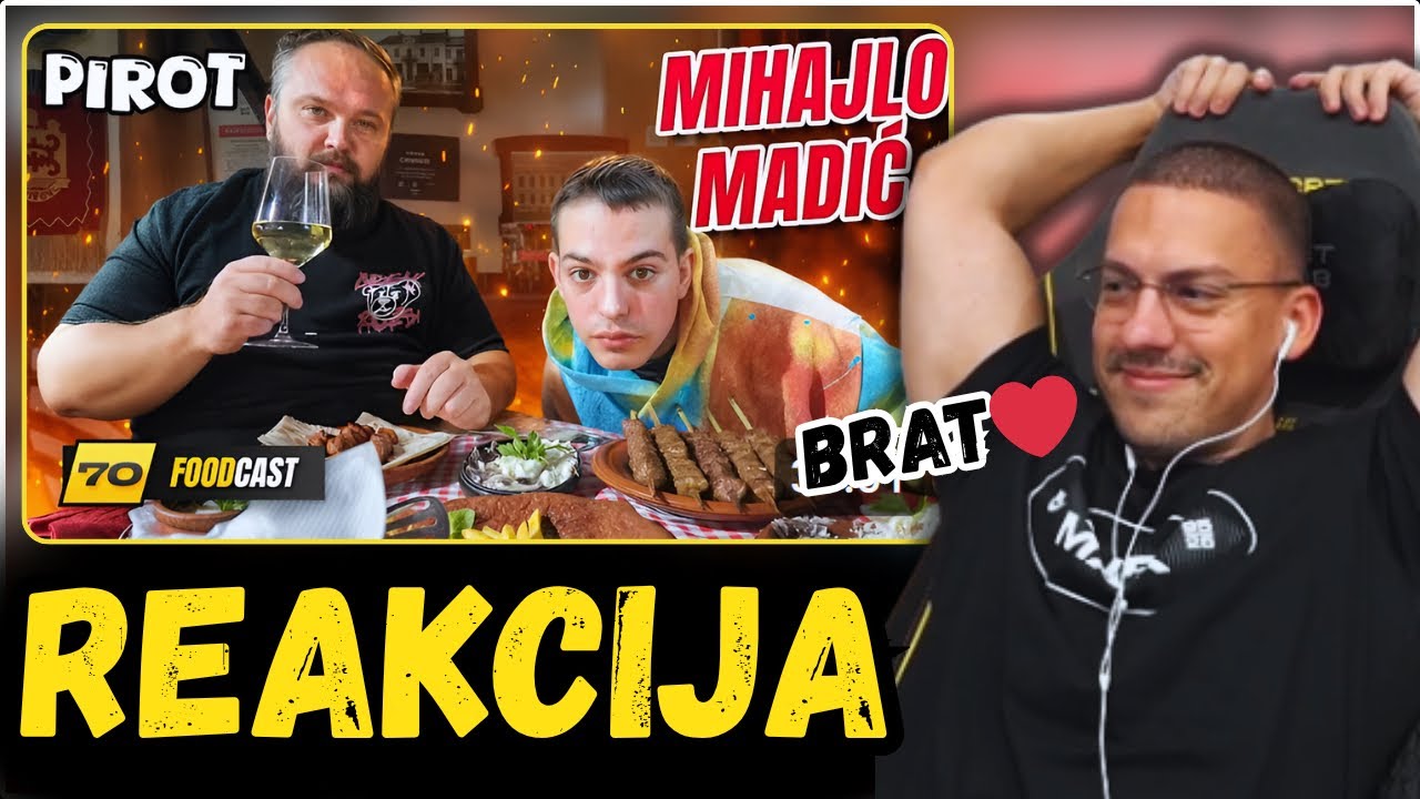 Baka Prase REAKCIJA NA FoodCast Mihajla Madica i Hugestaffa
