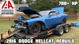 Rebuilding a Wrecked 2016 Dodge Hellcat