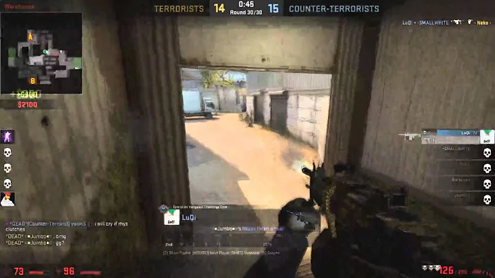 CSGO Insane 1v5 Ace Clutch