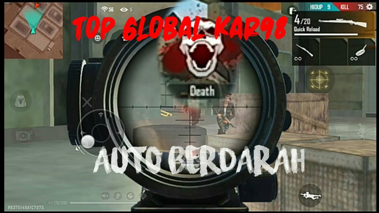 MAIN DIMODE TRAINING PAKAI KAR98 AUTO JADI TOP GLOBAL?? FREEFIRE YouTube