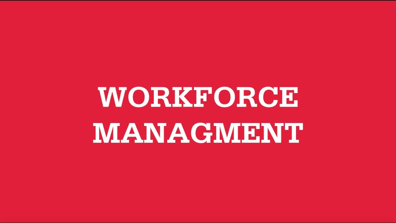 Origin Workforce Management - YouTube