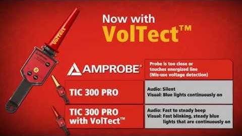 Amprobe TIC 300 Pro with VolTect™ - Non Contact High Voltage Detector