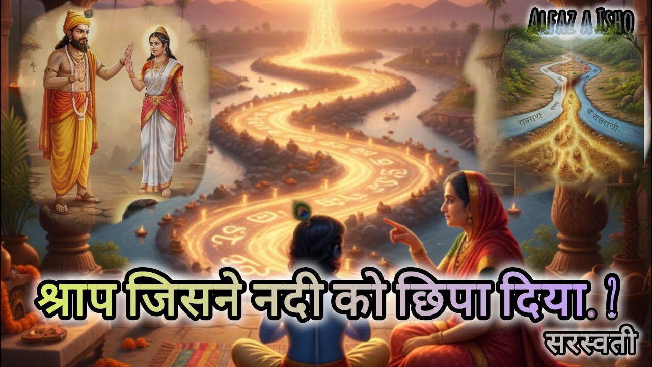 सरस्वती नदी क्यों नहीं दिखाई देती? | कान्हा और माँ की एक सुंदर कहानी | रहस्य और श्राप