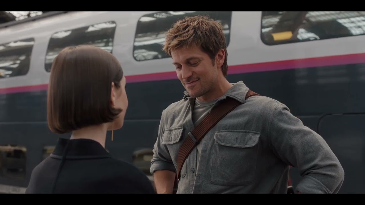 Emily in Paris | Season 5 | Emily & Gabriel's Train Station Farewell (Ft. "Come What May")