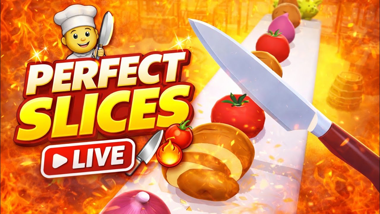 Perfect Slices Live Now 🍎🔪 gameplay #91 #live #shortslive #shortsfeed