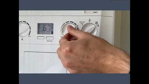How to - operate Combi Boiler