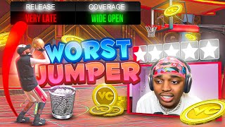 I USED THE SLOWEST JUMPSHOT IN THE COMP STAGE IN NBA 2K24! WORST DECISION!