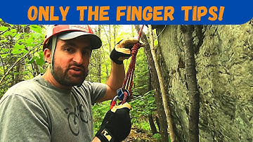 Prusik Loop Caution for Rappelling, Climbing, Rescue.