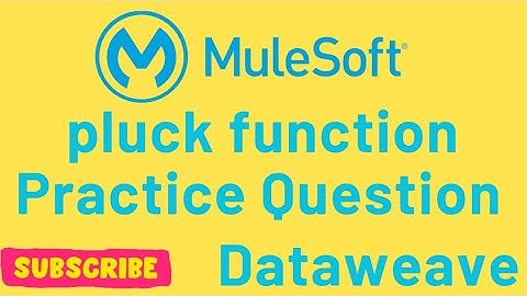 Dataweave Problem Solution using pluck function