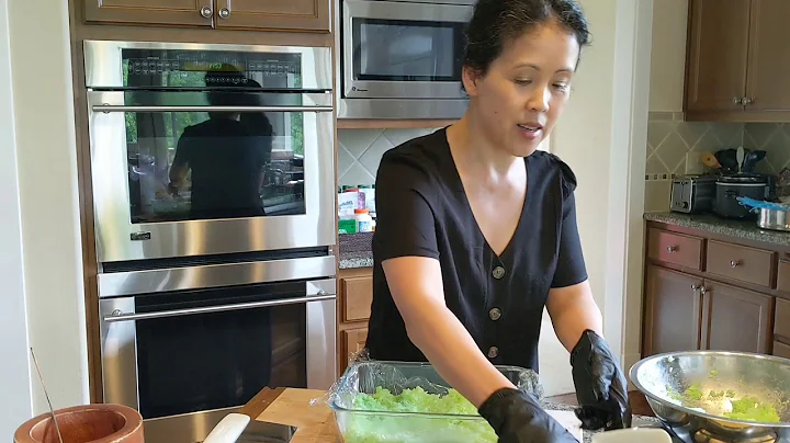 Pandan sweet rice with mung bean