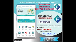 Tutorial Daftar Pulsa dan PPOB Server MytripleF screenshot 1