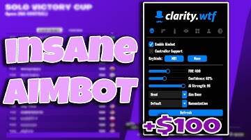 Using AI AIMBOT To Win The Solo Victory Cup | clarity ai