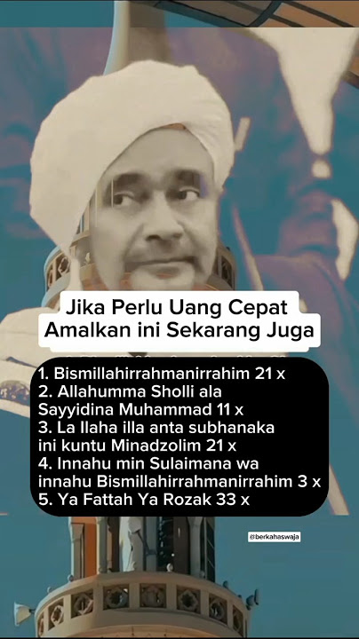 5 Amalan Cepat Datangkan Rezeki! Insyaallah Qobul #amalanuang #shorts
