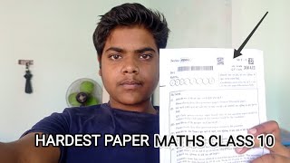 Class 10 cbse maths - 😭 LENGHTY JEE ka paper de diya Cbse then 🤡 Cbse now ☠️ #class10 # maths