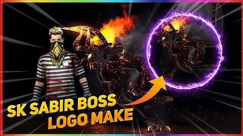 how to SK Sabir Boss new hd intro make in kinemaster super intro ro bcke