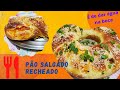 Pão Salgado Recheado: Eu duvido você fazer APENAS uma vez. IMPOSSÍVEL! Comprove!