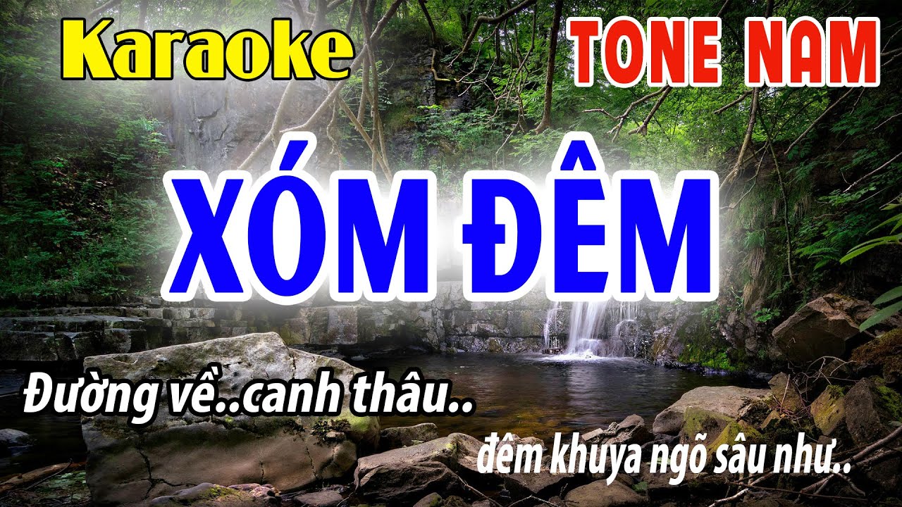 Xóm Đêm Karaoke Tone Nam | Bm | Beat Phối Mới Dễ Hát | Đời Sống Và Âm Nhạc