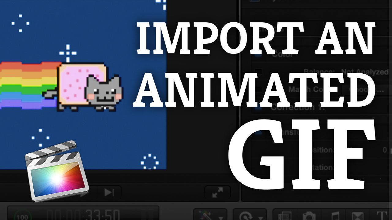 Final Cut Pro X Tutorial Get An Animated GIF Into Your Video Edit