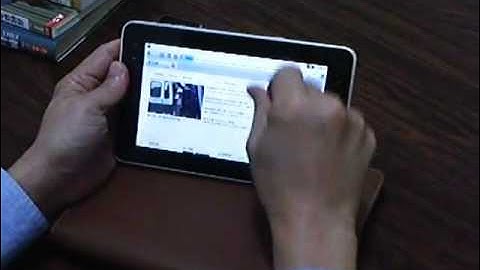 T1pad - running Android 2.2 froyo