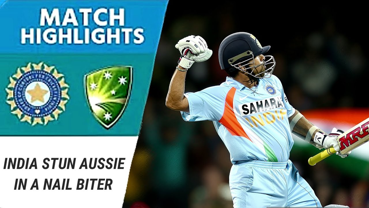 Индия ошеломила Австралию в захватывающем матче! | Тендулкар почти сто лет и возвращение Индии в ...