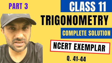 Trigonometry class 11 maths | exemplar ncert class 11 | JEE | MCQs class 11 | super tricks  @AVTE #3