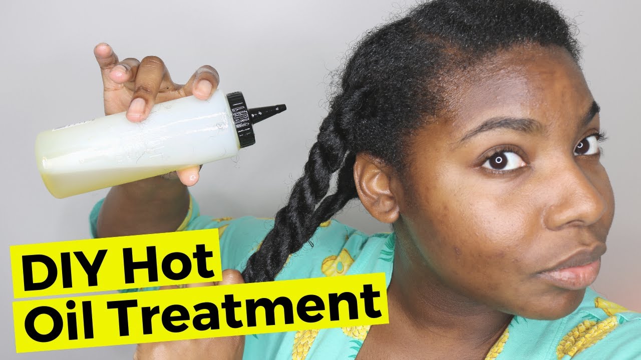ONE INGREDIENT FOR FASTER HAIR GROWTH?! How To do a DIY Hot Oil