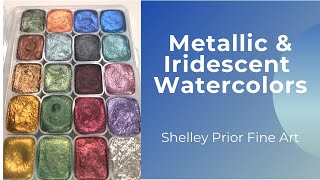 Metallic & Iridescent Watercolor
