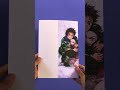 Demon Slayer 3DPop-Up Art #demonslayer #popupcard #3dart #tanjiro #nezuko #鬼滅の刃 #ポップアップカード #shorts