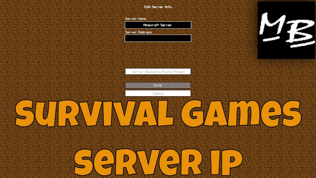 Minecraft Survival Games Server IP - YouTube