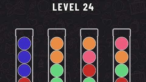 Ball Sort Puzzle Level 24 #ballsortpuzzle #ballsortpuzzlegameplay #puzzlegame #mobilegames