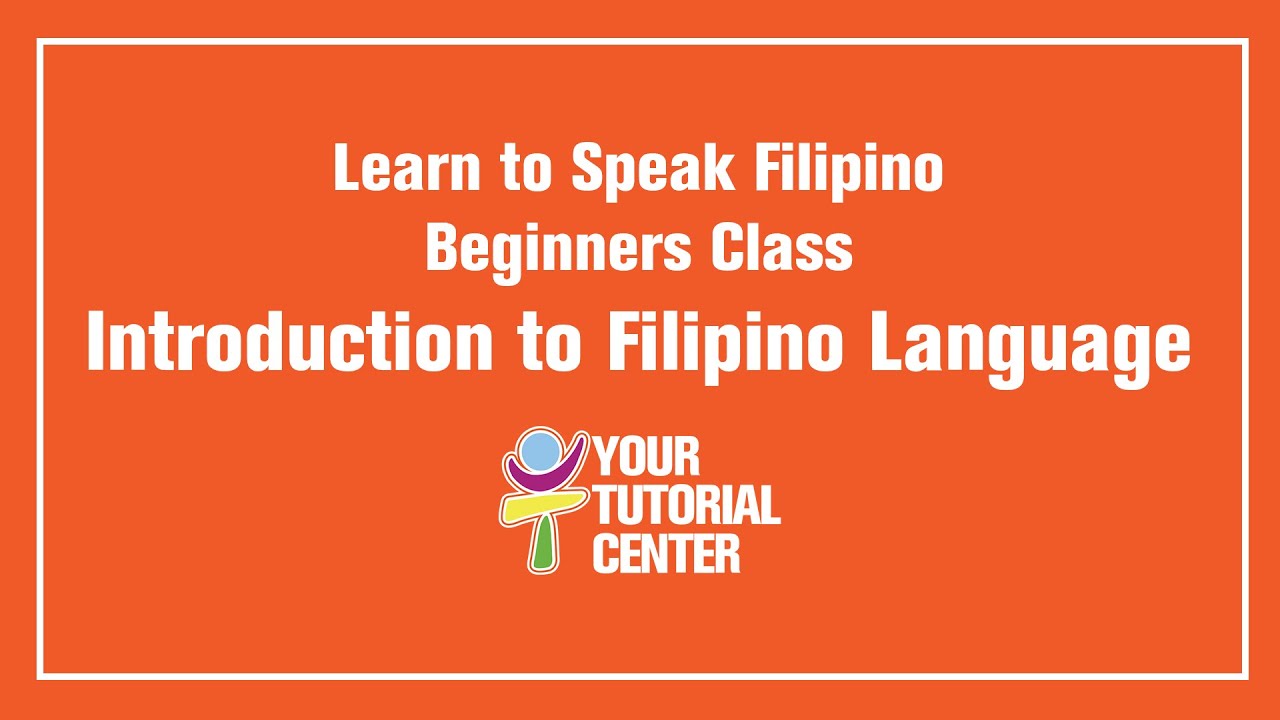 Filipino vs Tagalog - YouTube