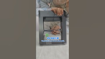 Stealth protective screen window, removable protective rod, easy to disassemble!#qiangning