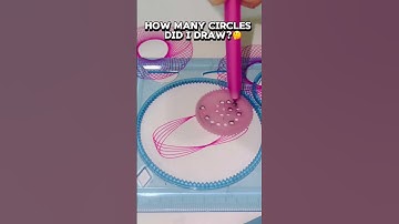 How many circles did I draw exactly??🤨🤔 #2024 #satisfying #asmr #shorts