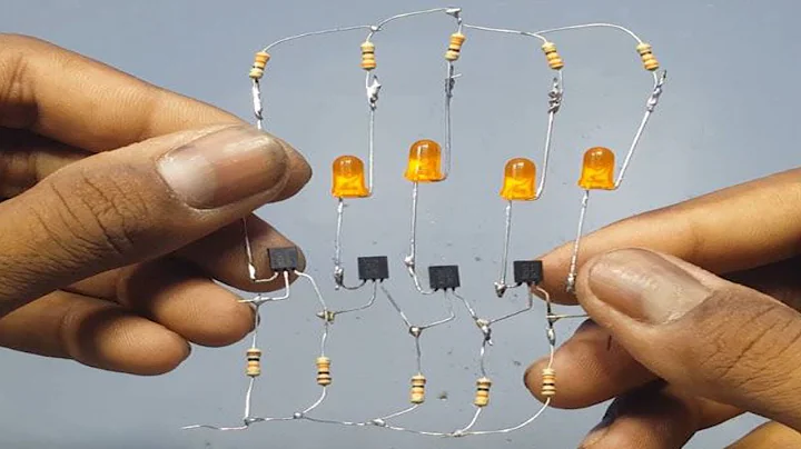 Amazing LED Chaser Using BC547 | How to Make a LED Chaser | Diy Projects