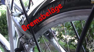 Fahrrad Bremsbeläge wechseln