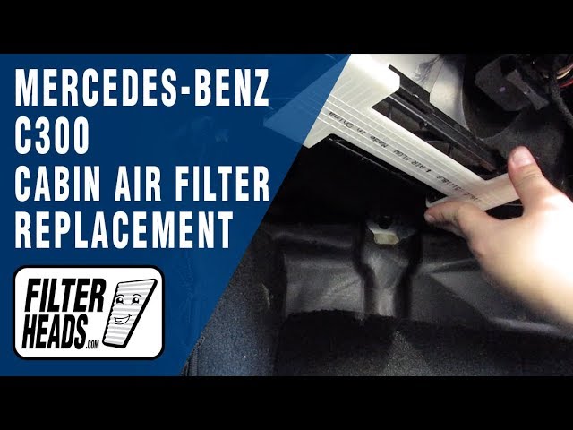 How to Replace Cabin Air Filter 2008 Mercedes-Benz C300 - YouTube
