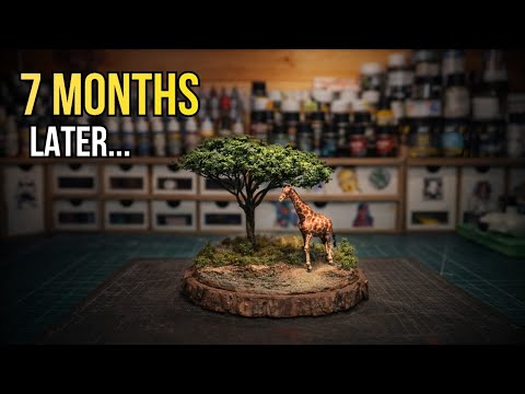 I Disappeared for 7 Months… Now I’m Back Building Dioramas (African Savanna Diorama)