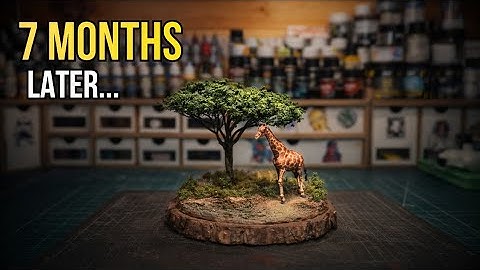 I Disappeared for 7 Months… Now I’m Back Building Dioramas (African Savanna Diorama)
