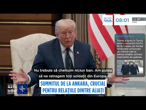 Viitorul NATO, decis de liderii Alianței la Ankara