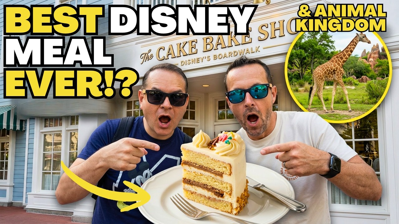 CAKE BAKE SHOP RESTAURANT - Best Disney Meal Ever | Animal Kingdom | Disney World 2026
